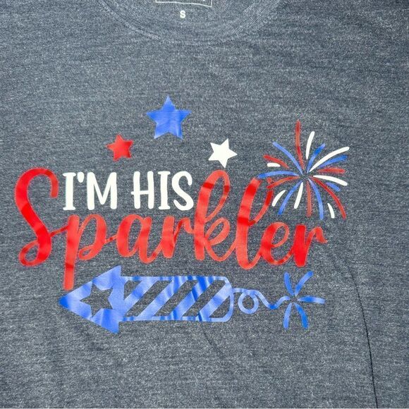 4th of July Couple T-Shirt - Picture 5 of 6